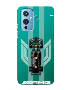 Чехол для OnePlus 9 с картинкой «Mercedes AMG Petronas»
