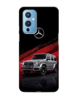 Чехол для OnePlus 9 с картинкой «Mercedes G-Class красный»