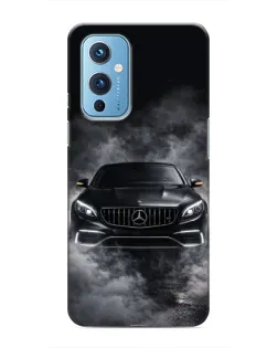 Чехол для OnePlus 9 с картинкой «Mercedes в дыму»