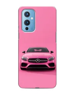 Чохол для OnePlus 9 з картинкою «Рожевий Mercedes AMG»
