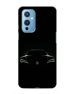 Чохол для OnePlus 9 з картинкою «Mercedes — силует авто»