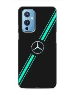 Чохол для OnePlus 9 з картинкою «Спортивні лінії Mercedes»