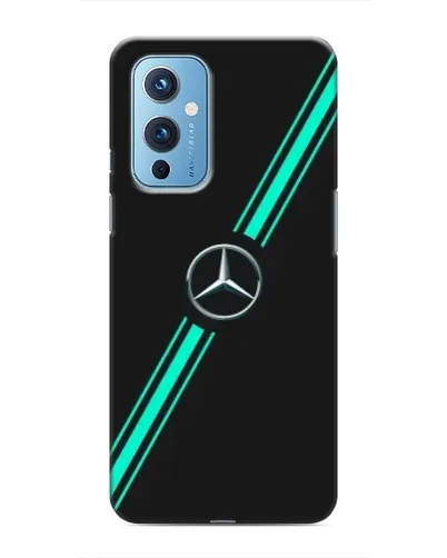 Чехол для OnePlus 9 с картинкой «Спортивные линии Mercedes» Чехол для OnePlus 9 с картинкой «Спортивные линии Mercedes»