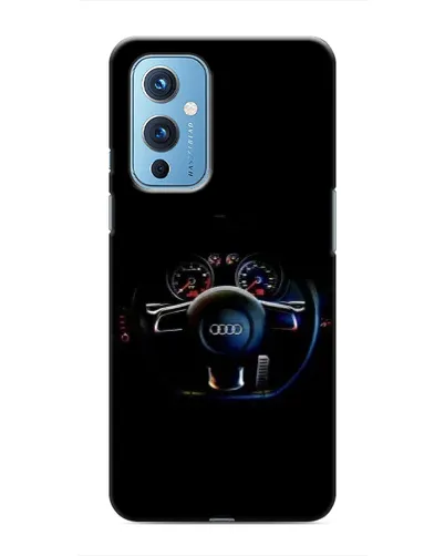 Чехол для OnePlus 9 с картинкой «Салон Audi — руль» Чехол для OnePlus 9 с картинкой «Салон Audi — руль»