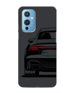 Чехол для OnePlus 9 с картинкой «Задняя часть Audi — арт»