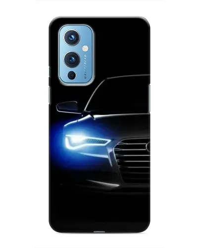 Чехол для OnePlus 9 с картинкой «Неоновый взгляд Audi» Чехол для OnePlus 9 с картинкой «Неоновый взгляд Audi»