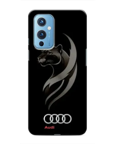 Чехол для OnePlus 9 с картинкой «Графика — пантера и Audi» Чехол для OnePlus 9 с картинкой «Графика — пантера и Audi»
