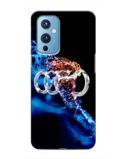 Чехол для OnePlus 9 с картинкой «Энергия лого Audi»