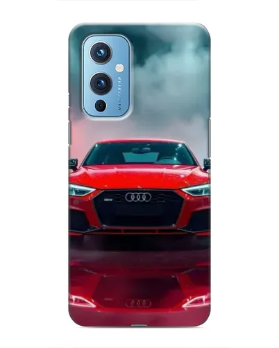Чехол для OnePlus 9 с картинкой «Audi RS — красный стиль» Чехол для OnePlus 9 с картинкой «Audi RS — красный стиль»