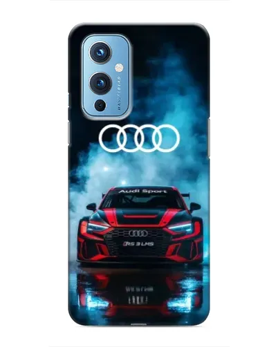 Чехол для OnePlus 9 с картинкой «Audi Sport — неон» Чехол для OnePlus 9 с картинкой «Audi Sport — неон»