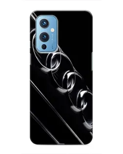 Чехол для OnePlus 9 с картинкой «Audi — абстрактные кольца»
