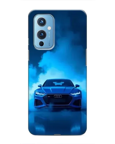 Чехол для OnePlus 9 с картинкой «Audi — голубая энергия» Чехол для OnePlus 9 с картинкой «Audi — голубая энергия»