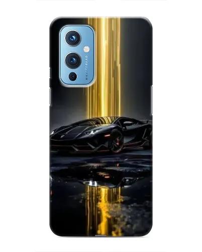 Чехол для OnePlus 9 с картинкой «Ночной Lamborghini драйв»