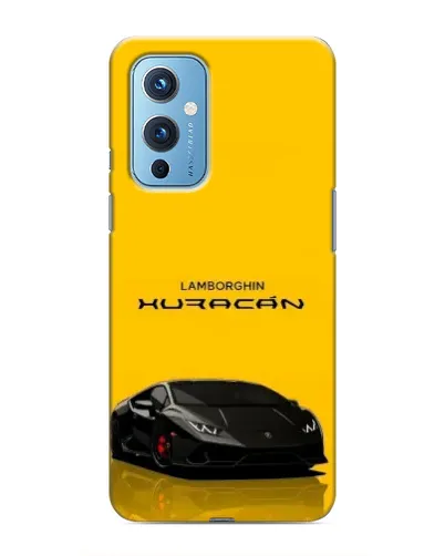 Чехол для OnePlus 9 с картинкой «Lamborghini Huracan черный»