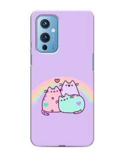 Чохол для OnePlus 9 з картинкою «Веселкові Пушини» Чохол для OnePlus 9 з картинкою «Веселкові Пушини»