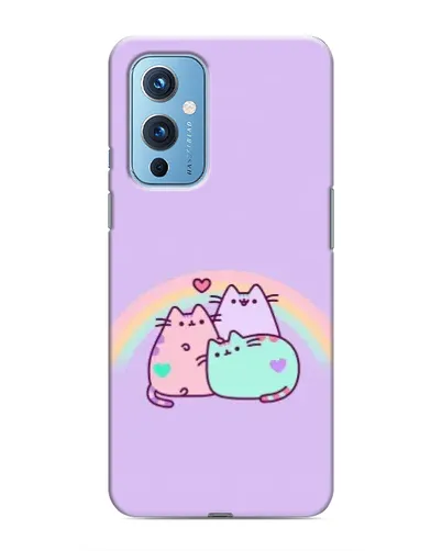 Чохол для OnePlus 9 з картинкою «Веселкові Пушини»