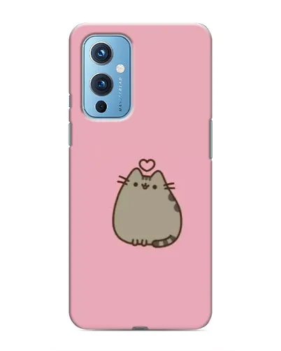 Чохол для OnePlus 9 з картинкою «Pusheen серце»