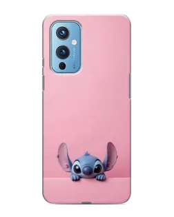 Чехол для OnePlus 9 с картинкой «Stitch выглядывает»