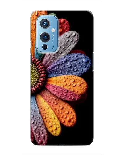 Чохол для OnePlus 9 з картинкою «Райдужна квітка»