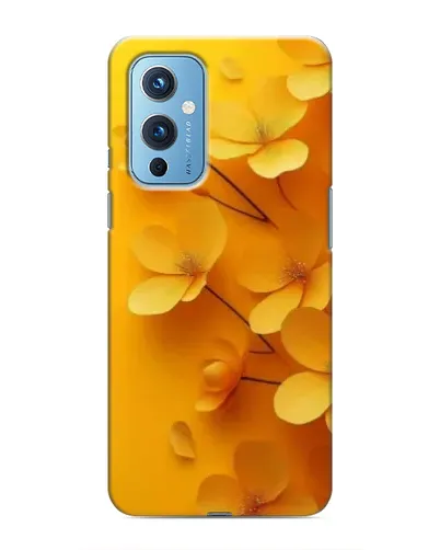 Чохол для OnePlus 9 з картинкою «Золоті пелюстки»