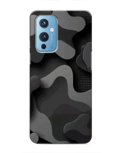 Чохол для OnePlus 9 з картинкою «Темний абстрактний камуфляж» Чохол для OnePlus 9 з картинкою «Темний абстрактний камуфляж»