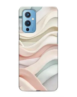 Чохол для OnePlus 9 з картинкою «Пастельні ніжні хвилі»