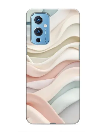 Чохол для OnePlus 9 з картинкою «Пастельні ніжні хвилі»
