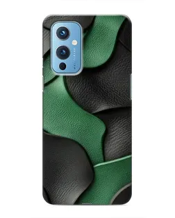 Чохол для OnePlus 9 з картинкою «Зелені шкіряні хвилі»