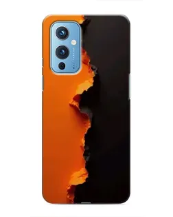 Чохол для OnePlus 9 з картинкою «Помаранчевий розлом»
