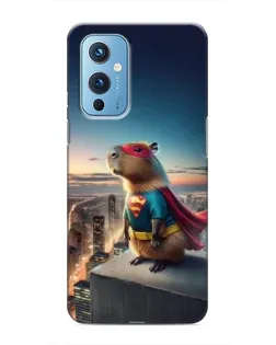 Чехол для OnePlus 9 с картинкой «Капи-мен супергерой» Чехол для OnePlus 9 с картинкой «Капи-мен супергерой»