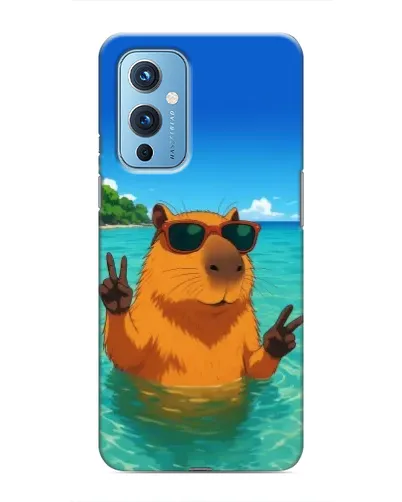 Чехол для OnePlus 9 с картинкой «Морская капибара» Чехол для OnePlus 9 с картинкой «Морская капибара»