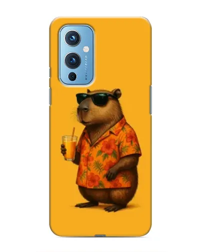 Чехол для OnePlus 9 с картинкой «Капибара на отдыхе» Чехол для OnePlus 9 с картинкой «Капибара на отдыхе»