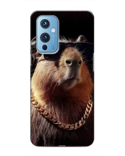 Чехол для OnePlus 9 с картинкой «Капибара золотая цепь» Чехол для OnePlus 9 с картинкой «Капибара золотая цепь»