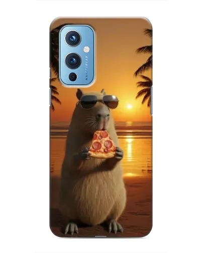 Чехол для OnePlus 9 с картинкой «Капибара с пиццей» Чехол для OnePlus 9 с картинкой «Капибара с пиццей»