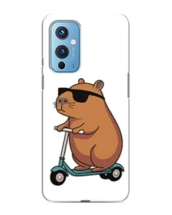 Чехол для OnePlus 9 с картинкой «Капибара на самокате» Чехол для OnePlus 9 с картинкой «Капибара на самокате»
