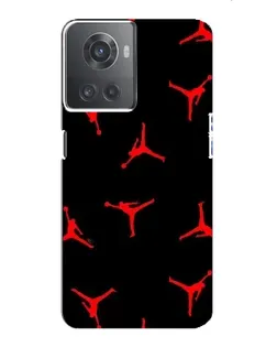 Чохол для OnePlus ACE (10R) з картинкою «Jordan Red Pattern» Чохол для OnePlus ACE (10R) з картинкою «Jordan Red Pattern»