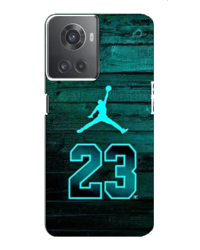 Чехол для OnePlus ACE (10R) с картинкой «Jordan Cyan 23»