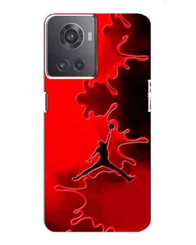 Чехол для OnePlus ACE (10R) с картинкой «Jordan Red Smoke»
