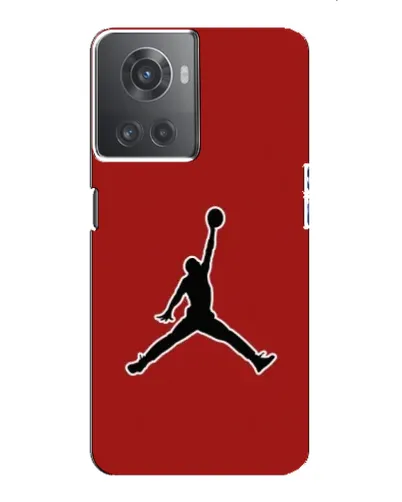 Чехол для OnePlus ACE (10R) с картинкой «Jordan Red Back»