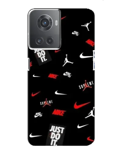 Чехол для OnePlus ACE (10R) с картинкой «Nike Mix Pattern»