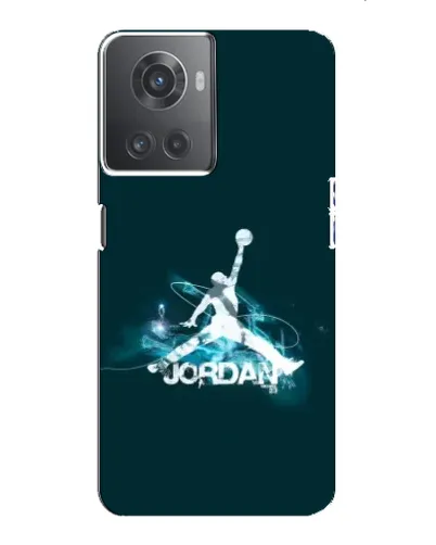 Чехол для OnePlus ACE (10R) с картинкой «Jordan Blue Fire»