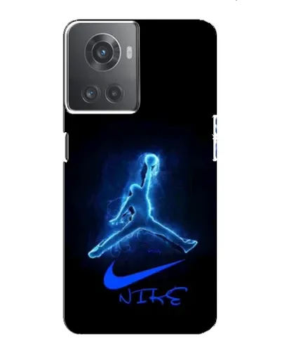 Чехол для OnePlus ACE (10R) с картинкой «Jordan Neon Blue»