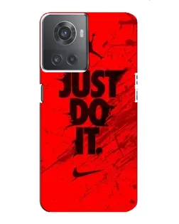 Чехол для OnePlus ACE (10R) с картинкой «Nike Just Do It»