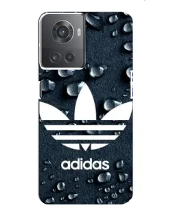Чехол для OnePlus ACE (10R) с картинкой «Adidas Trefoil Blue»