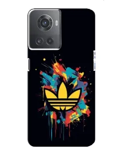 Чехол для OnePlus ACE (10R) с картинкой «Adidas Splash»