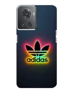 Чехол для OnePlus ACE (10R) с картинкой «Неоновый Adidas»