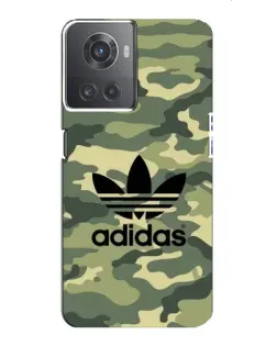 Чехол для OnePlus ACE (10R) с картинкой «Милитари стиль Adidas»