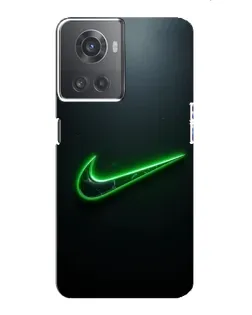 Чехол для OnePlus ACE (10R) с картинкой «Неоновый контур Nike» Чехол для OnePlus ACE (10R) с картинкой «Неоновый контур Nike»