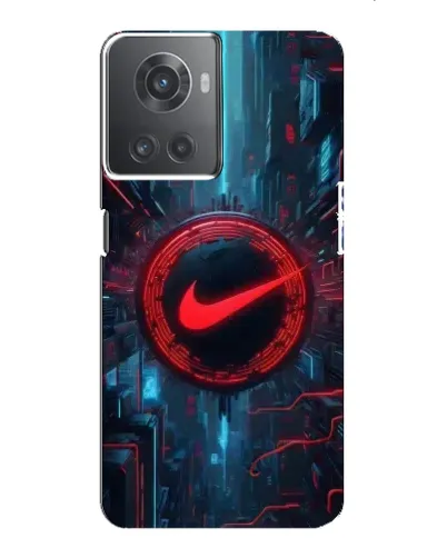 Чехол для OnePlus ACE (10R) с картинкой «Техногенный стиль Nike»