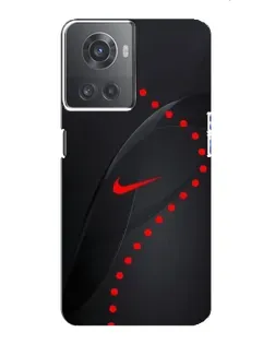Чехол для OnePlus ACE (10R) с картинкой «Абстрактный дизайн Nike»